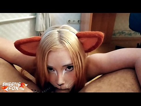 ❤️ Kitsune swallow dick and cum in her mouth ❤️  Sex at en-us.porncomixone.ru ️❤